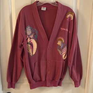 ESY Blush Pink Color Jacket with Embroidered Shell Design